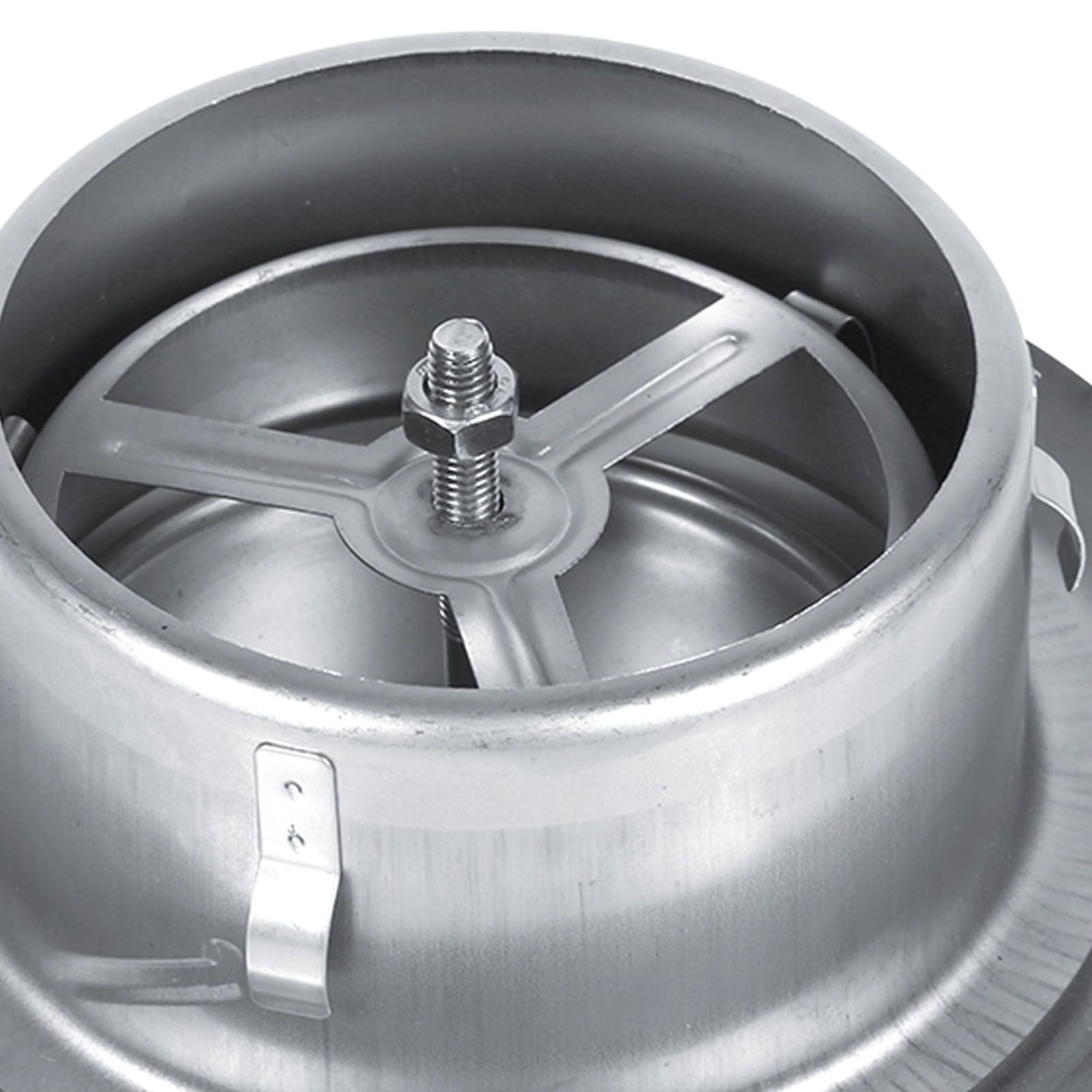 Adjustable Wall Ceiling Home Stainless Steel Air Vent Round Ventilation Duct Cover (125mm)