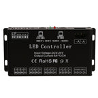 DC5V-24V 6 Channel RGB LED Controller DMX Decoder Driver Strip Module Black Color