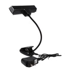 Portable 10 LED Clip on Music Stand Clamp Light Bedroom Desk Reading Lamp AC 110V ~220V 2#