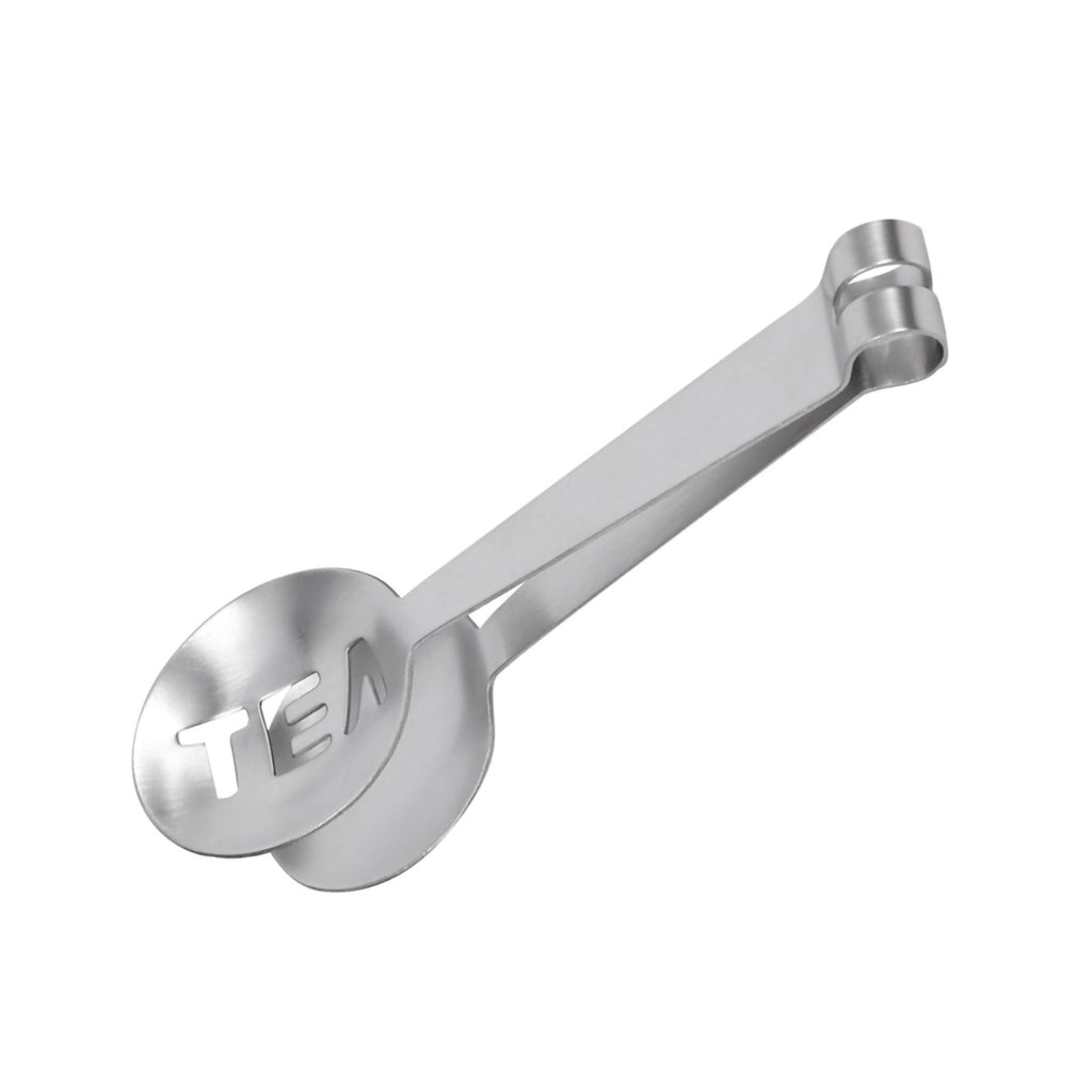 12CM Lightweight Stainless Steel Teabag Tongs Squeezer Strainer Grip Home Kitchen Craft Tool