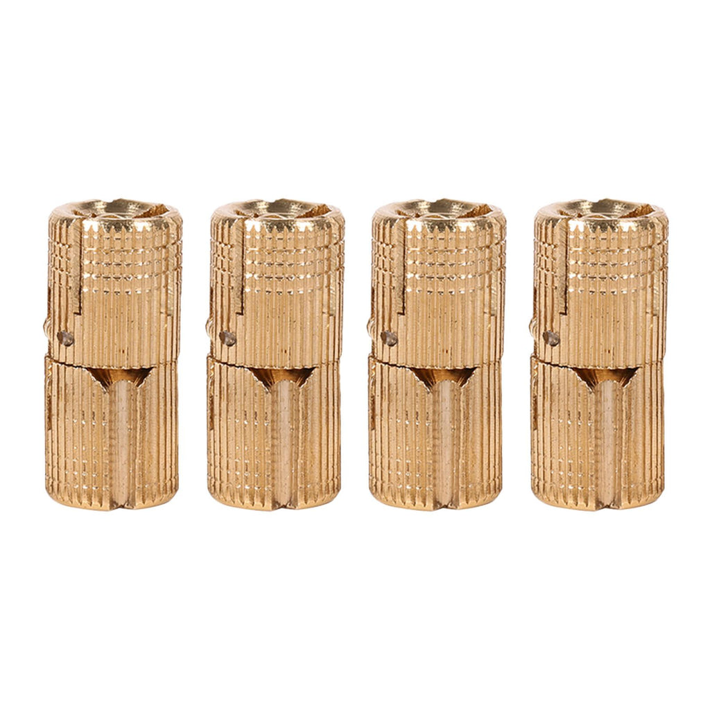 4pcs/pack Copper Cabinet Door Concealed Barrel Hinge for Worktops DIY Project 10mm
