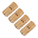 4pcs/pack Copper Cabinet Door Concealed Barrel Hinge for Worktops DIY Project 10mm