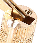 4pcs/pack Copper Cabinet Door Concealed Barrel Hinge for Worktops DIY Project 10mm