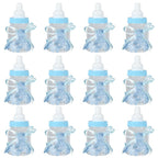 Candy Chocolate Bottles Box For Baby Shower Party Favors Gifts Decorations (12pcs Blue)