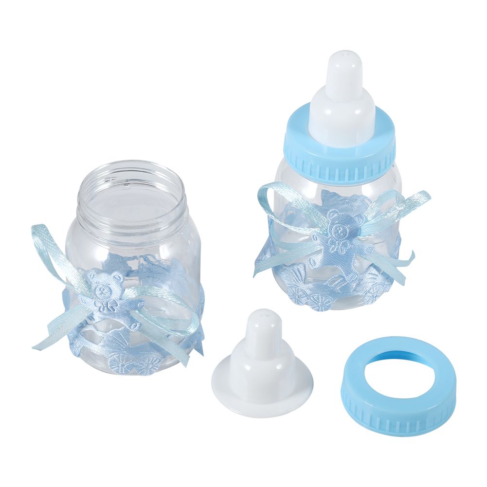 Candy Chocolate Bottles Box For Baby Shower Party Favors Gifts Decorations (12pcs Blue)