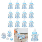Candy Chocolate Bottles Box For Baby Shower Party Favors Gifts Decorations (12pcs Blue)