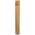 1Pc Round Portable Handmade Natural Bamboo Tea Jar Storage Holder Container Box (2.5 x 23cm )