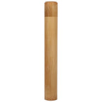1Pc Round Portable Handmade Natural Bamboo Tea Jar Storage Holder Container Box (2.5 x 23cm )