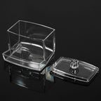 Practical Cotton Swab Q tip Makeup Storage Organizer Box Cosmetic Transparent Holder Case