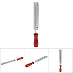 1x Chainsaw Saw Chain File & Filing Sharpening Kits with Wooden Holder Tool (4.0mm)