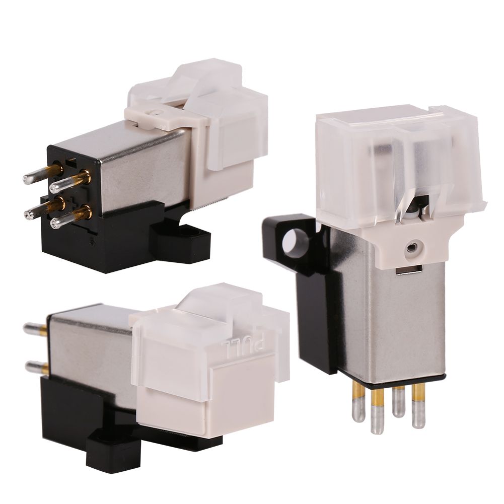 1pc Record Player Phonograph Needle Pickup Stylus Moving Magnet Cartridge with Mounting Screws