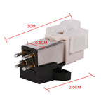 1pc Record Player Phonograph Needle Pickup Stylus Moving Magnet Cartridge with Mounting Screws