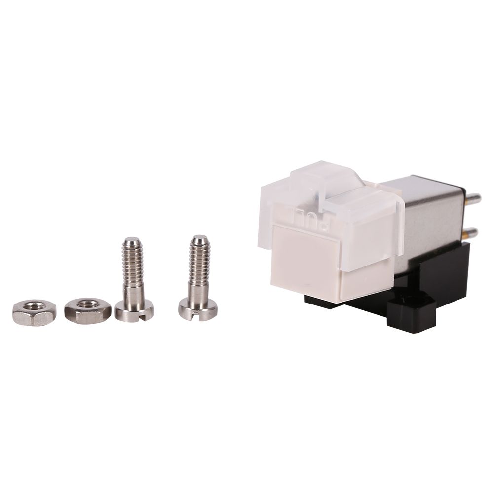 1pc Record Player Phonograph Needle Pickup Stylus Moving Magnet Cartridge with Mounting Screws
