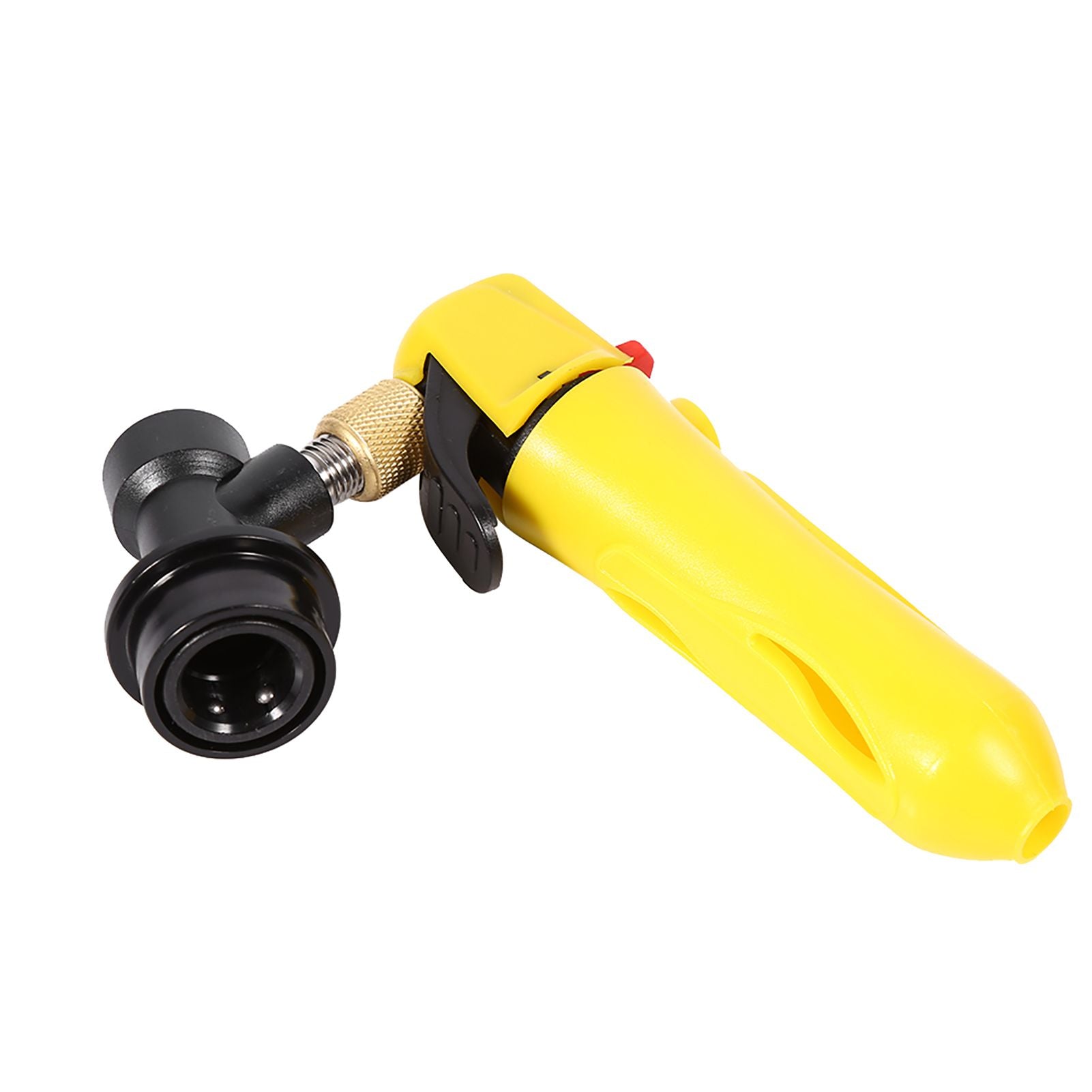 Keg Charger CO2 Injector Draft Beer Dispenser Ball Lock for Homebrew Soda Valve Yellow