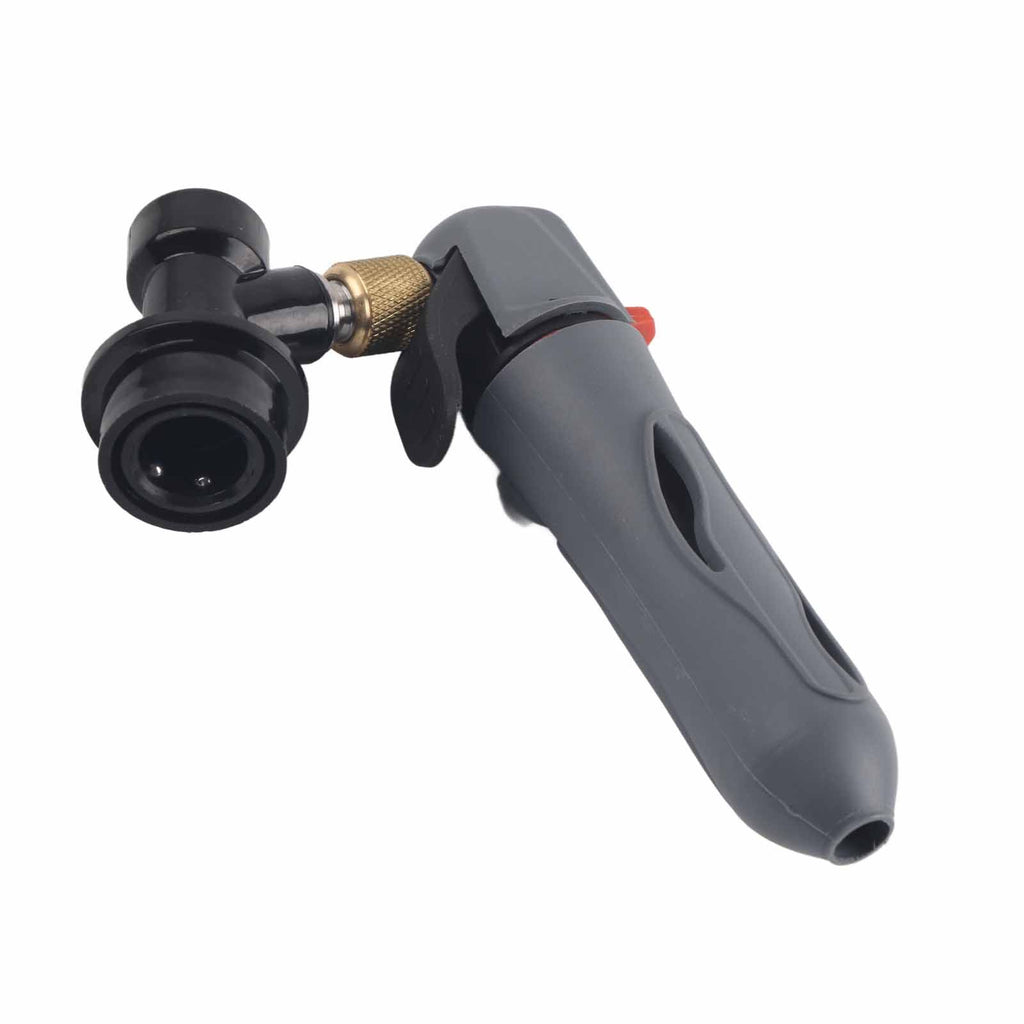 Keg Charger CO2 Injector Draft Beer Dispenser Ball Lock for Homebrew Soda Valve Grey