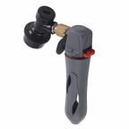 Keg Charger CO2 Injector Draft Beer Dispenser Ball Lock for Homebrew Soda Valve Grey