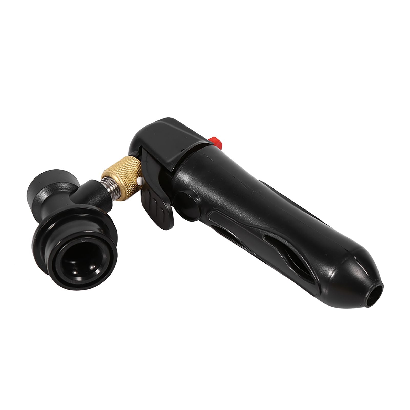 Keg Charger CO2 Injector Draft Beer Dispenser Ball Lock for Homebrew Soda Valve Black