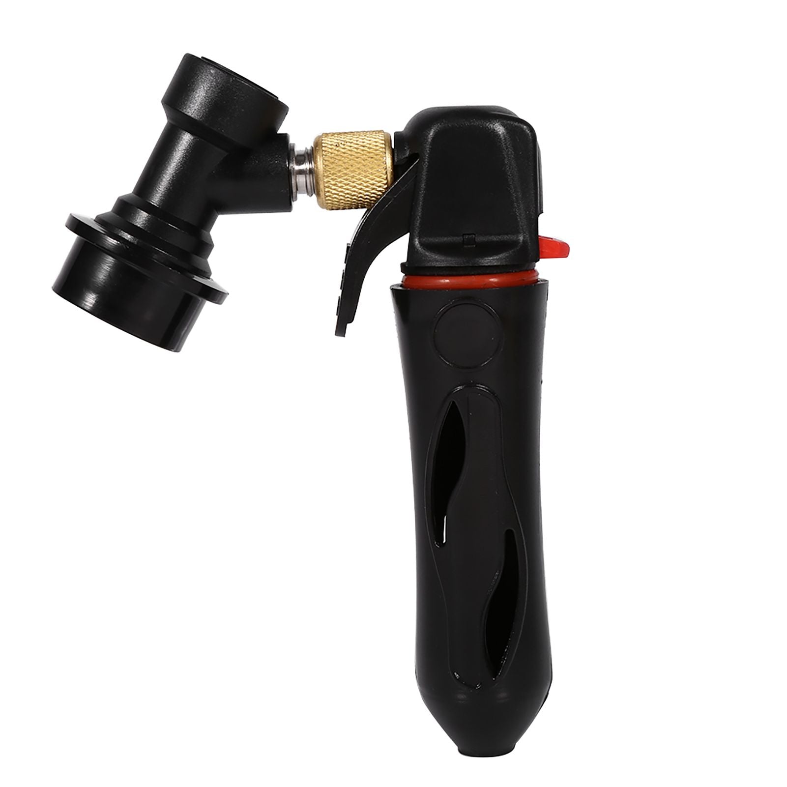 Keg Charger CO2 Injector Draft Beer Dispenser Ball Lock for Homebrew Soda Valve Black