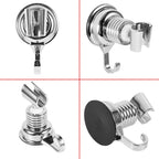 ABS 360 Degree Attached Adjustable Bathroom Shower Head Base Bracket Holder Support with Sucker