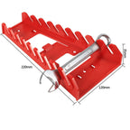 9 Slot Red Plastic Wrench Rack Standard Organizer Holder Storage Tool Wrenches Keeper