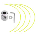 Universal Aluminium Alloy Strimmer Trimmer Head String Set for Gasoline Grass Brush Cutter