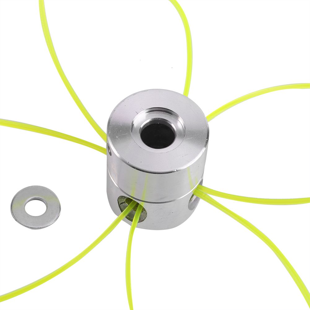 Universal Aluminium Alloy Strimmer Trimmer Head String Set for Gasoline Grass Brush Cutter
