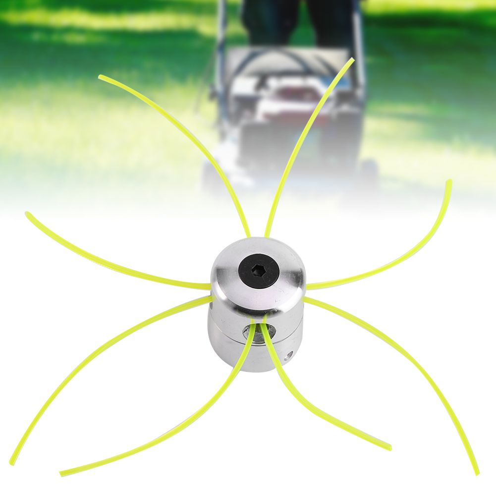 Universal Aluminium Alloy Strimmer Trimmer Head String Set for Gasoline Grass Brush Cutter