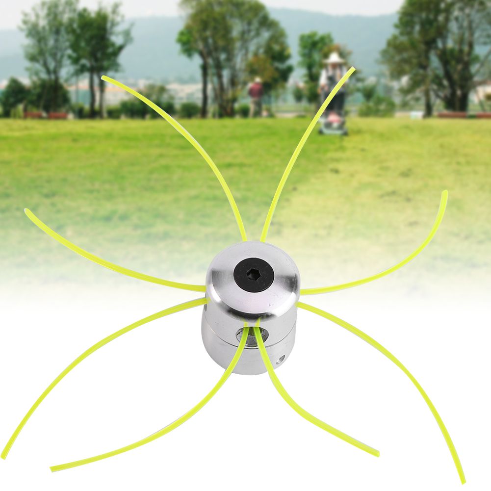 Universal Aluminium Alloy Strimmer Trimmer Head String Set for Gasoline Grass Brush Cutter