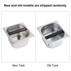 Stainless Steel Holder Container Knock Box Tool Accessory for Professional Coffee Maker Machine