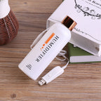 1Pc 300ml Bottle Shape USB Ultrasonic Cool Mist Humidifier Air Purifier Home Office Use (Gold)