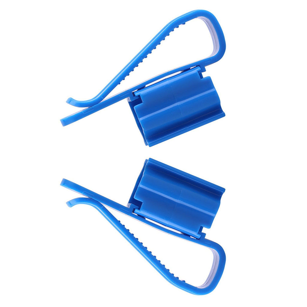 2Pcs Multifunction Plastic Adjustable Fish Tank Mounting Clip Water Pipe Tube Clamp Hose Holder