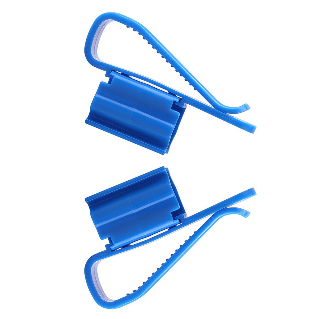 2Pcs Multifunction Plastic Adjustable Fish Tank Mounting Clip Water Pipe Tube Clamp Hose Holder