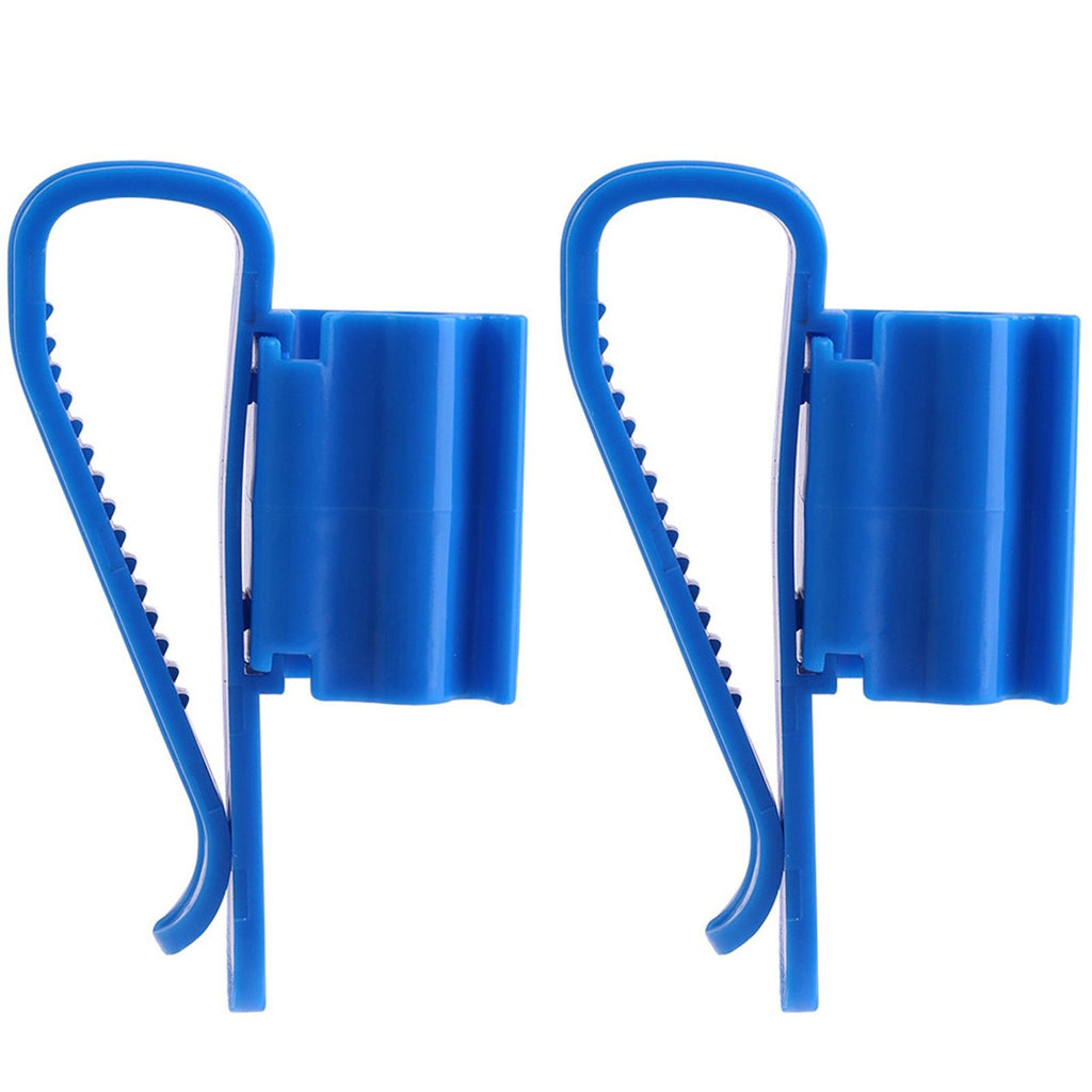 2Pcs Multifunction Plastic Adjustable Fish Tank Mounting Clip Water Pipe Tube Clamp Hose Holder