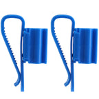 2Pcs Multifunction Plastic Adjustable Fish Tank Mounting Clip Water Pipe Tube Clamp Hose Holder