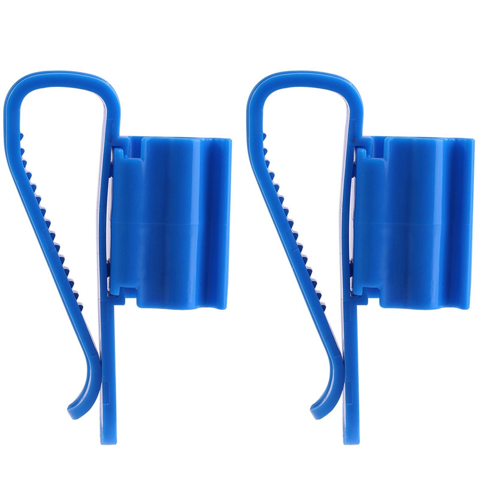 2Pcs Multifunction Plastic Adjustable Fish Tank Mounting Clip Water Pipe Tube Clamp Hose Holder
