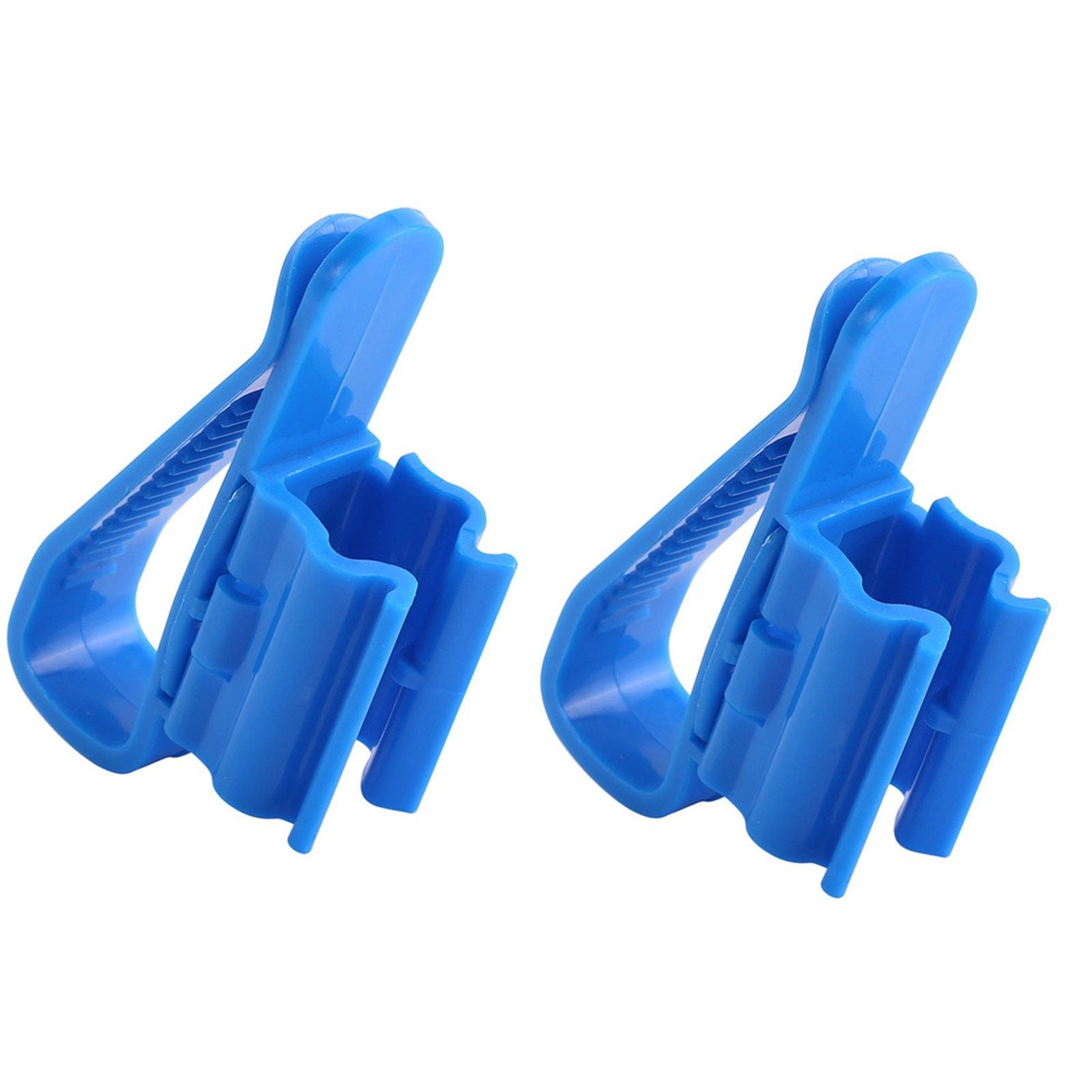 2Pcs Multifunction Plastic Adjustable Fish Tank Mounting Clip Water Pipe Tube Clamp Hose Holder