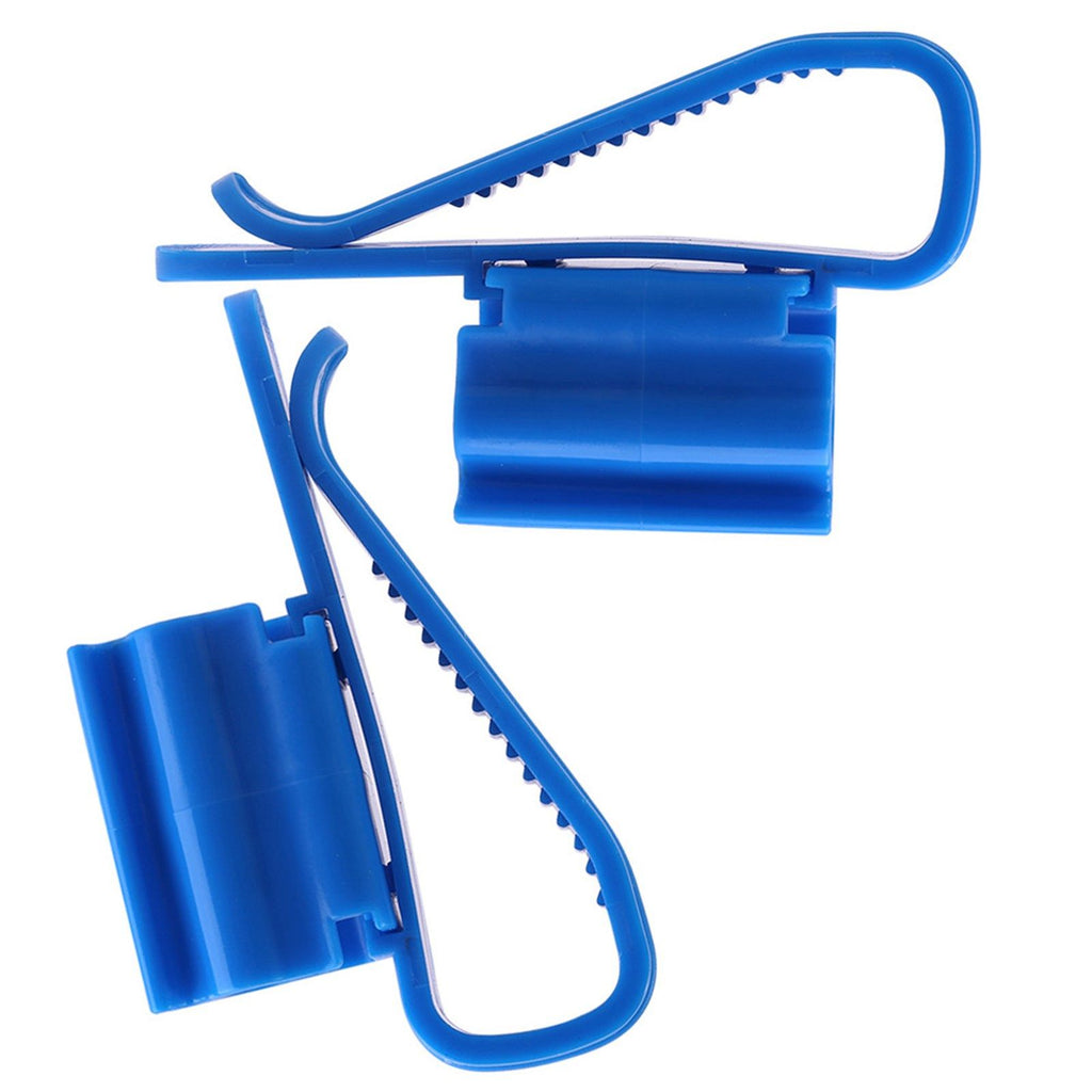 2Pcs Multifunction Plastic Adjustable Fish Tank Mounting Clip Water Pipe Tube Clamp Hose Holder