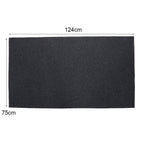 Flame Retardant Heat Resistant BBQ Gas Grill Splatter Mat Mat Backyard Floor Protective Rug