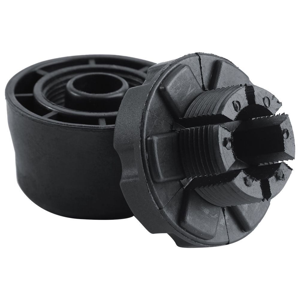 Plastic Strimmer Head Trimmer Heads String Set for Gasoline Grass Brush Cutter Black