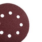100pcs 8 Holes 5" Round Polishing Sandpaper Discs Sanding Sheet 60/80/100/120/240 Grit