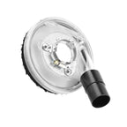 80-125mm Clear Vacuum Dust Shroud Dry Grinding Cover for Angle Grinders Hand Grinder