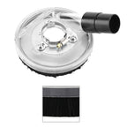 80-125mm Clear Vacuum Dust Shroud Dry Grinding Cover for Angle Grinders Hand Grinder