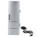 Compact Mini USB Fridge Freezer Cans Drink Beer Cooler Warmer Travel Car Office Use