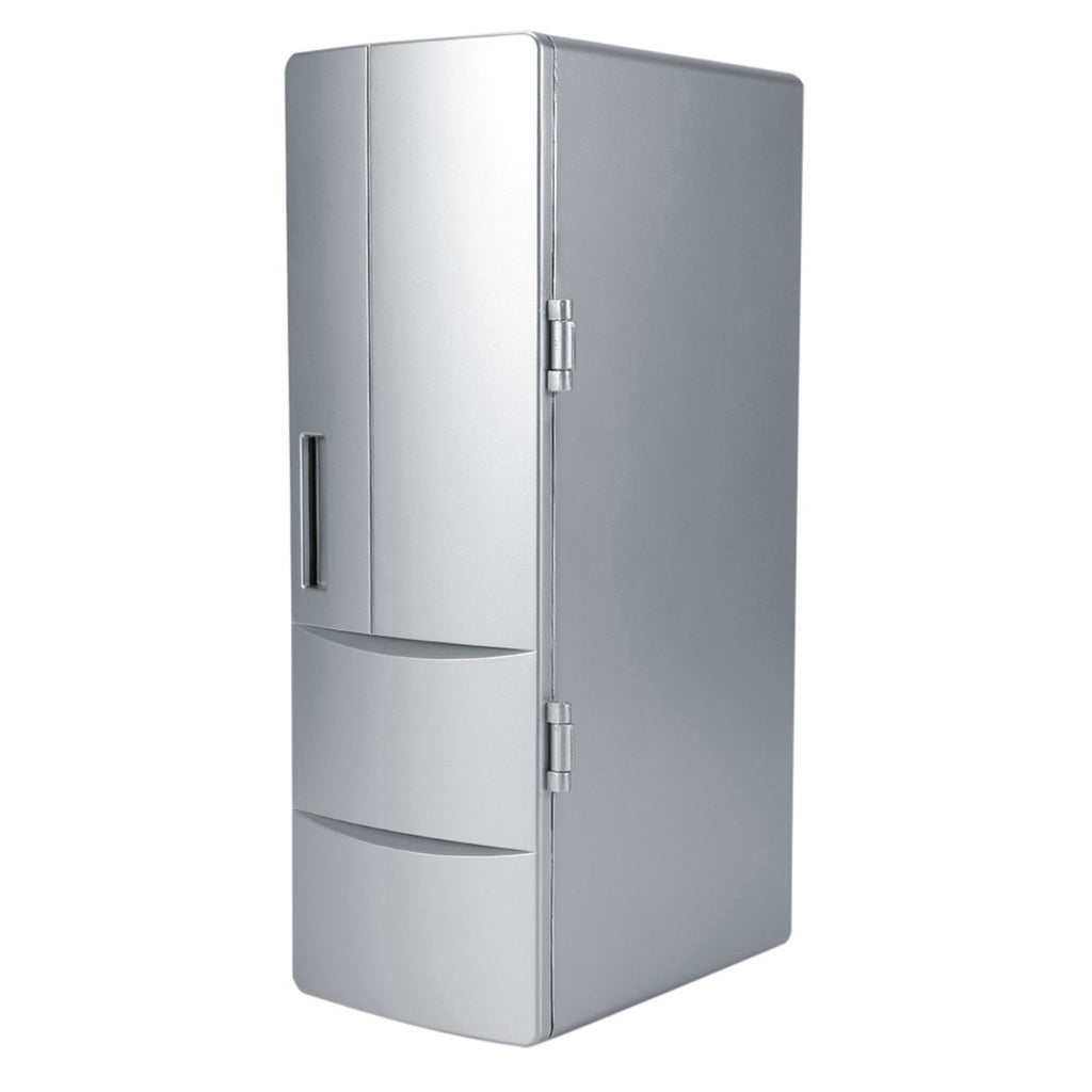 Compact Mini USB Fridge Freezer Cans Drink Beer Cooler Warmer Travel Car Office Use