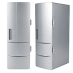 Compact Mini USB Fridge Freezer Cans Drink Beer Cooler Warmer Travel Car Office Use