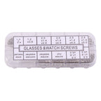Eyeglass Sunglass Watch Repair Stainless Steel Screws Nuts Tool Kit Tweezer Screwdriver