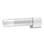 Anti Dust Paper Cup Dispenser Plastic Holder 7.5cm 50 Cups Convenient Container