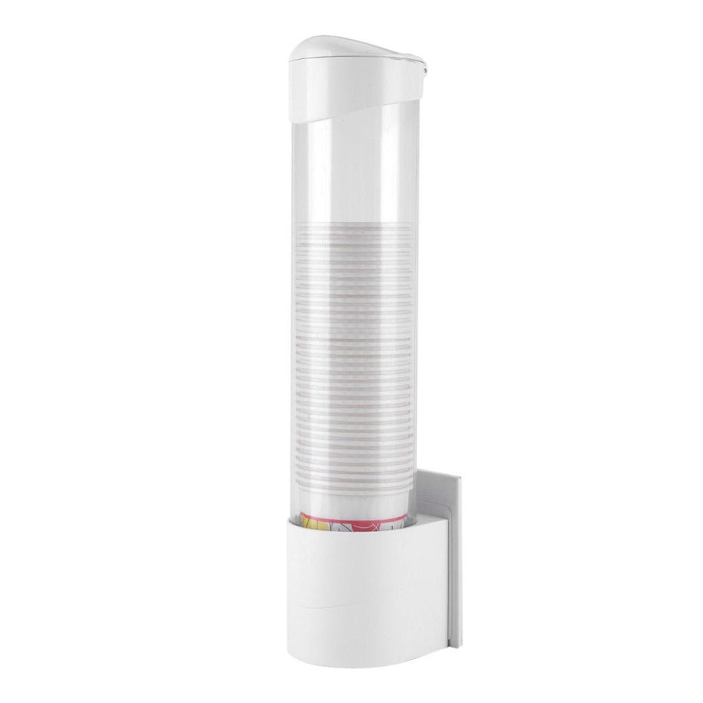 Anti Dust Paper Cup Dispenser Plastic Holder 7.5cm 50 Cups Convenient Container