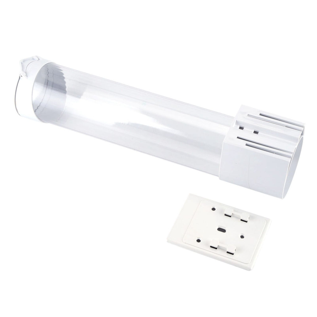 Anti Dust Paper Cup Dispenser Plastic Holder 7.5cm 50 Cups Convenient Container