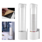 Anti Dust Paper Cup Dispenser Plastic Holder 7.5cm 50 Cups Convenient Container